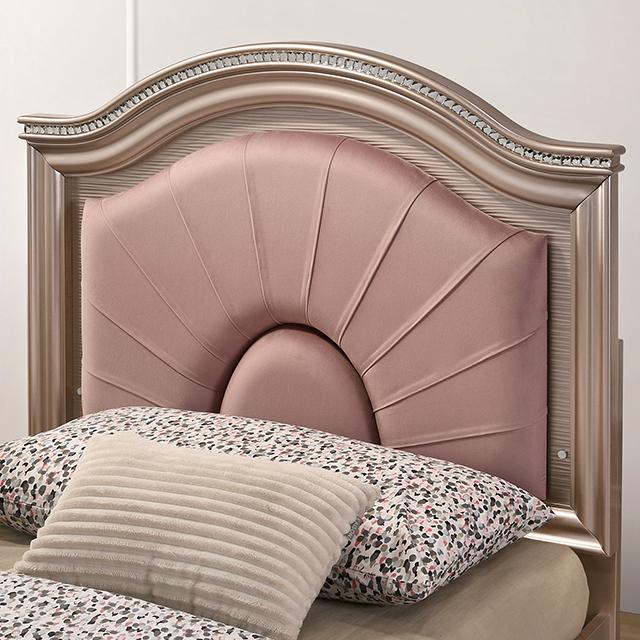 ALLIE Twin Bed, Rose Gold