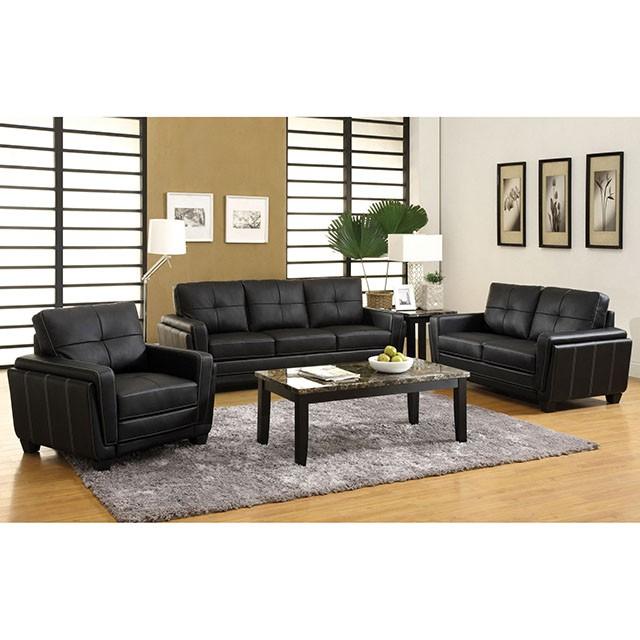 Blacksburg Black Sofa