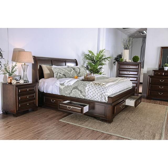 Brandt Brown Cherry Cal.King Bed
