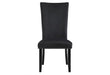 D03 BLACK VELVET DINING CHAIR image