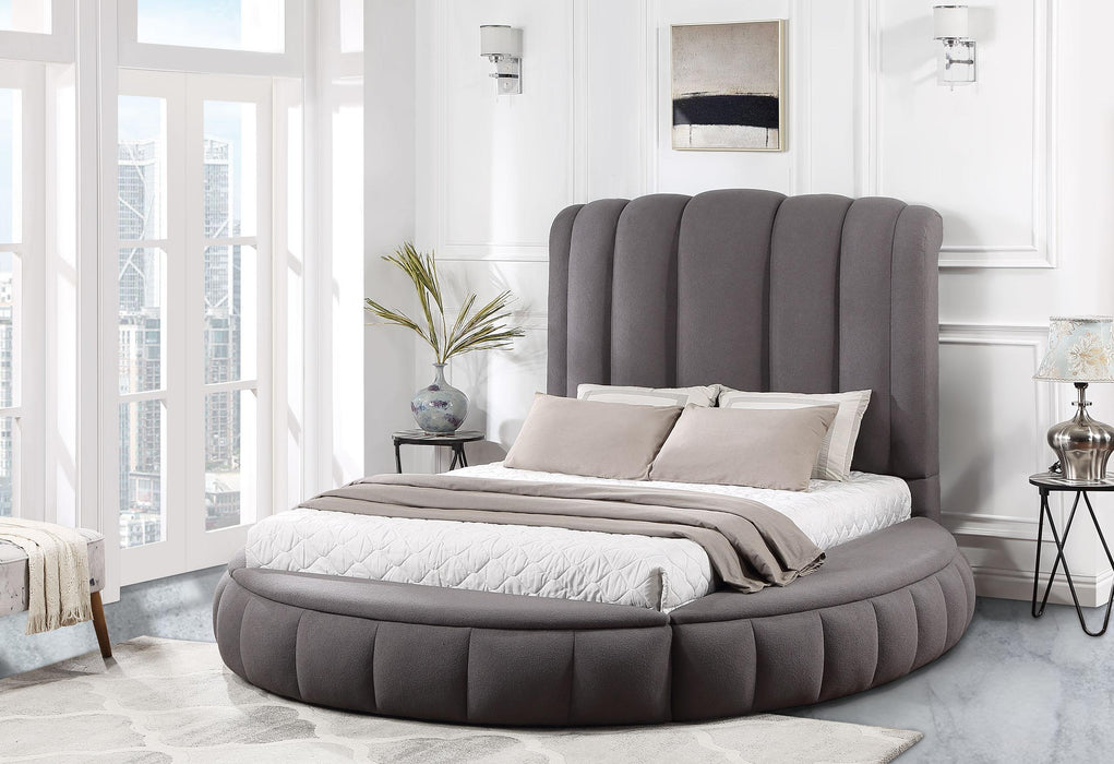 SNOW GREY QUEEN BED image