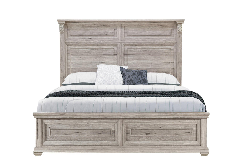 TATUM NATURAL KING BED WITHOUT STORAGE image