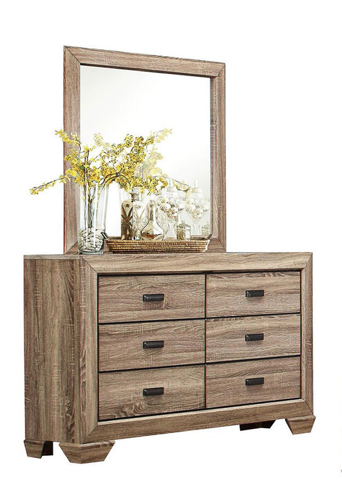 Homelegance Beechnut 6 Drawer Dresser in Natural 1904-5