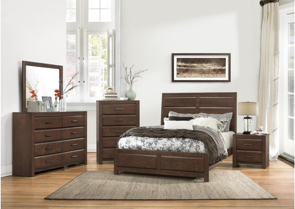 Homelegance Furniture Erwan 5 Drawer Chest in Dark Walnut 1961-9