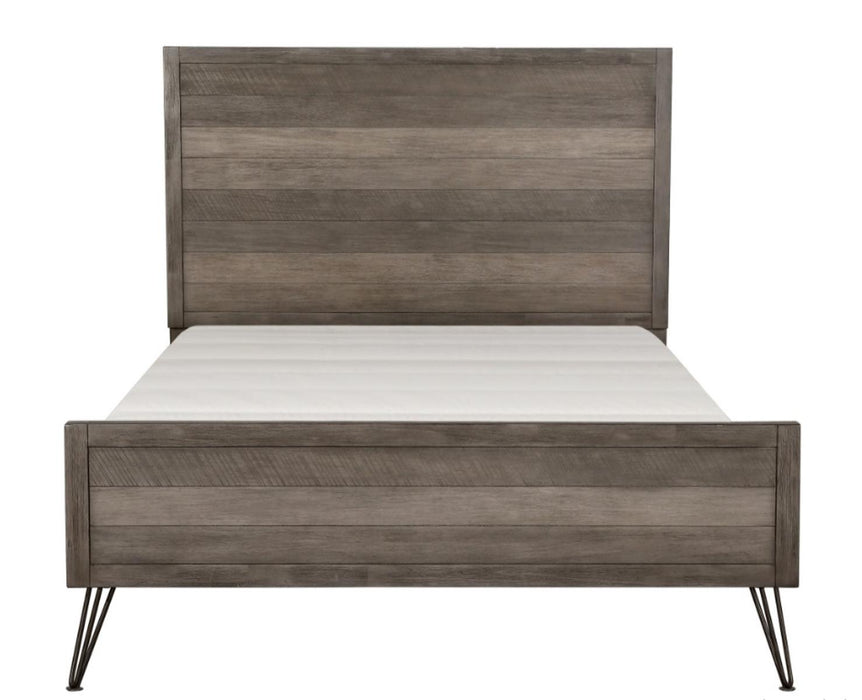 Homelegance Urbanite King Panel Bed in Tri-tone Gray 1604K-1EK