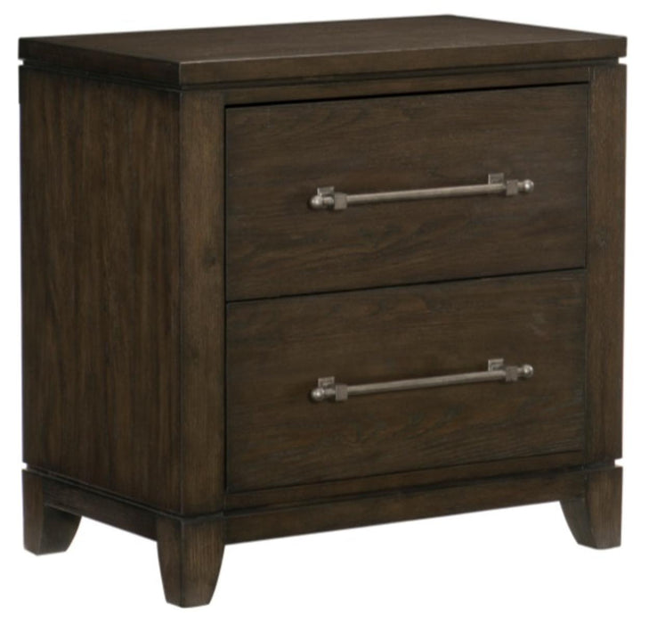 Homelegance Griggs Nightstand in Dark Brown 1669-4