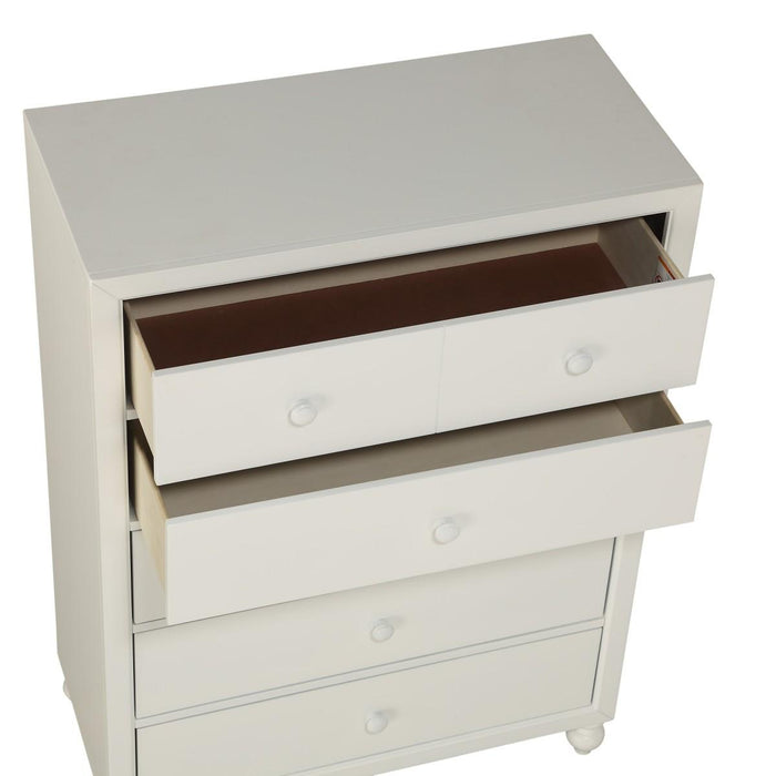 Homelegance Wellsummer 5 Drawer Chest in White 1803W-9