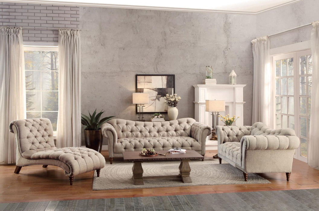 Homelegance Furniture St. Claire Sofa in Brown 8469-3