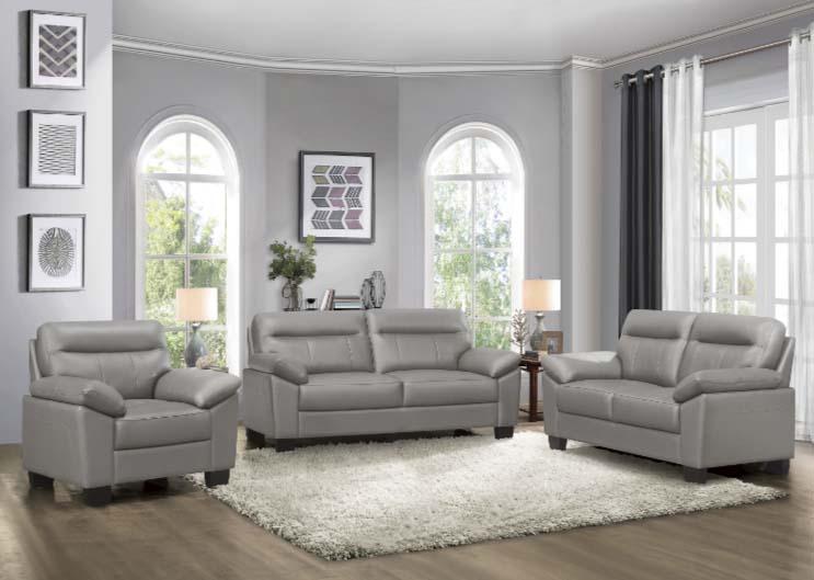 Homelegance Furniture Denizen Loveseat in Gray 9537GRY-2