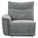 Homelegance Furniture Tesoro Power Left Side Reclining Chair in Dark Gray 9509DG-LRPWH image