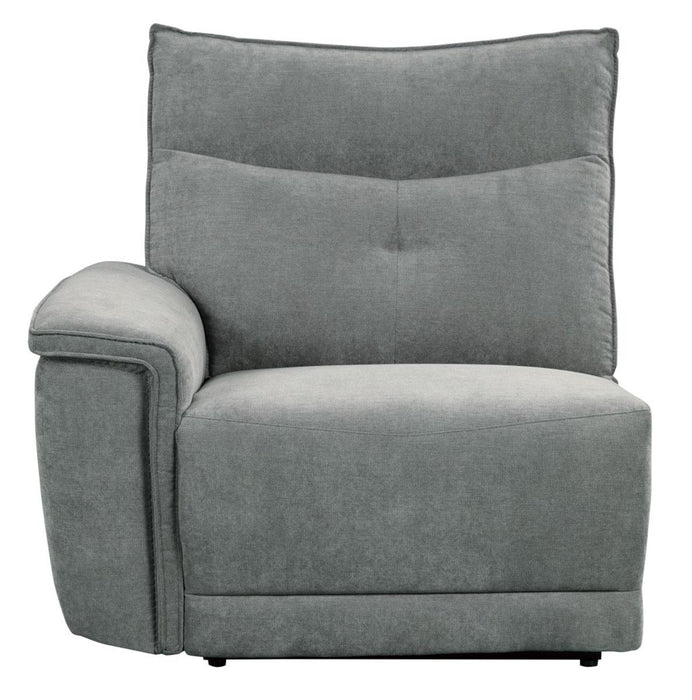 Homelegance Furniture Tesoro Left Side Reclining Chair in Dark Gray 9509DG-LR