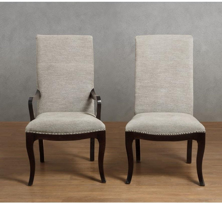 Savion Arm Chair in Espresso (Set of 2)