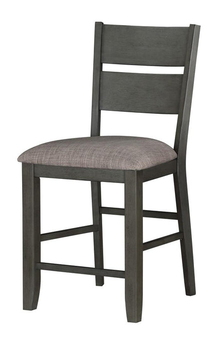 Baresford Counter Height Chair in Gray (Set of 2)