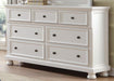 Homelegance Laurelin 7 Drawer Dresser in White 1714W-5 image