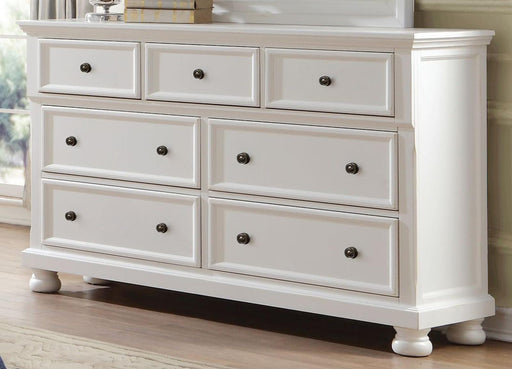 Homelegance Laurelin 7 Drawer Dresser in White 1714W-5 image