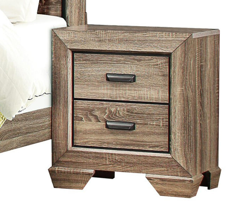 Homelegance Beechnut 2 Drawer Nightstand in Natural 1904-4 image