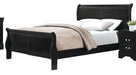 Homelegance Mayville Queen Sleigh Bed in Black 2147BK-1 image