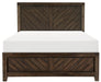 Homelegance Parnell Queen Panel Bed in Rustic Cherry 1648-1* image