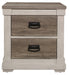 Homelegance Arcadia Nightstand in White & Weathered Gray 1677-4 image