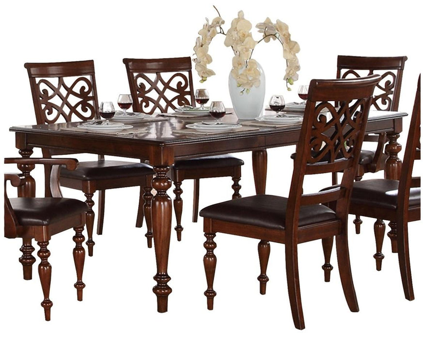 Creswell Dining Table in Dark Cherry 5056-78 image