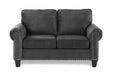 Homelegance Furniture Cornelia Loveseat in Dark Gray 8216DG-2 image