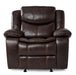 Homelegance Furniture Bastrop Glider Reclining Chair in Brown 8230BRW-1 image