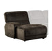 Homelegance Furniture Shreveport Left Side Chaise, Push Back Recliner in Brown 8238-LC image