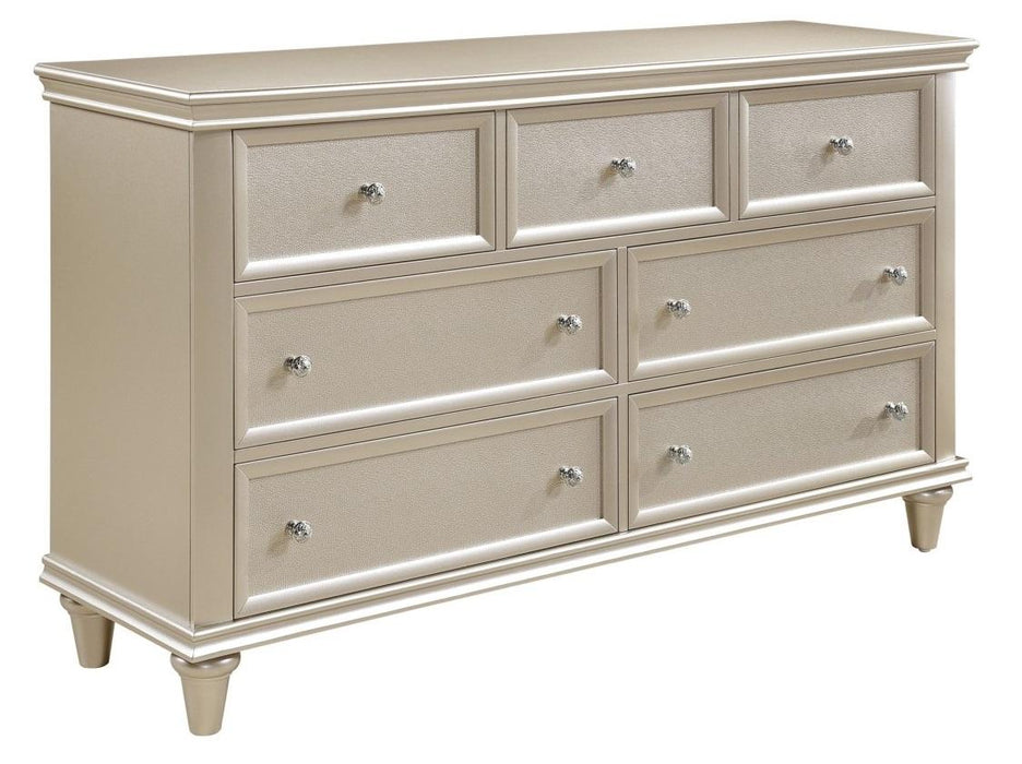 Homelegance Celandine 7 Drawer Dresser in Silver 1928-5 image