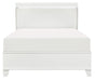 Homelegance Kerren Full Platform Bed in White 1678WF-1* image