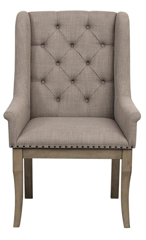 Homelegance Vermillion Arm Chair in Gray (Set of 2) image