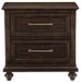 Homelegance Cardona Nightstand in Driftwood Charcoal 1689-4 image