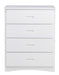 Homelegance Galen 4 Drawer Chest in White B2053W-9 image