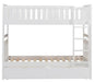 Homelegance Galen Twin/Twin Bunk Bed w/ Storage Boxes in White B2053W-1*T image