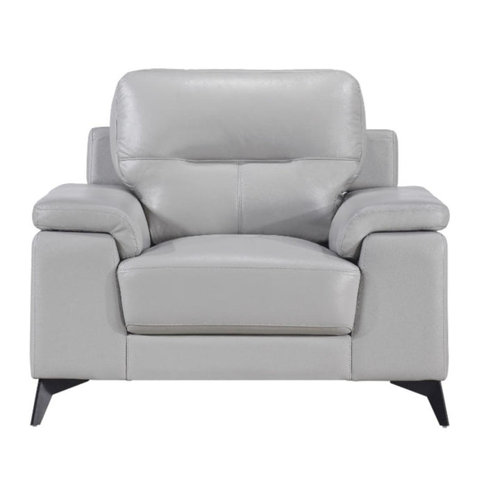 Homelegance Furniture Mischa Chair in Silver Gray 9514SVE-1 image