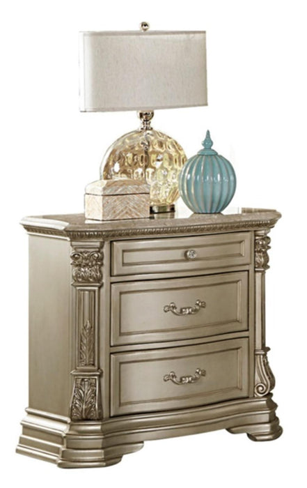 Homelegance Antoinetta Nightstand in Champagne Wood 1919NC-4 image