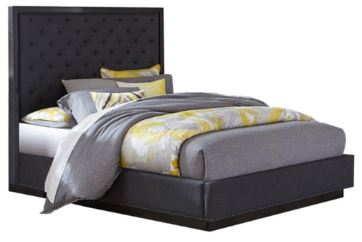 Homelegance Larchmont Queen Upholstered Platform Bed in Charcoal 5424-1* image