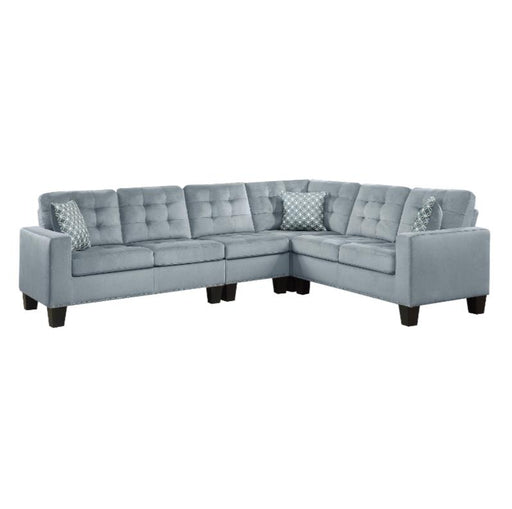 Homelegance Furniture Lantana 2-Piece Reversible Sectional in Gray 9957GY*SC image