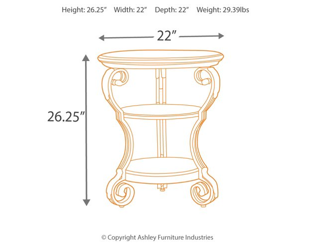 Nestor Chairside End Table